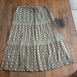 Green and pink maki skirt